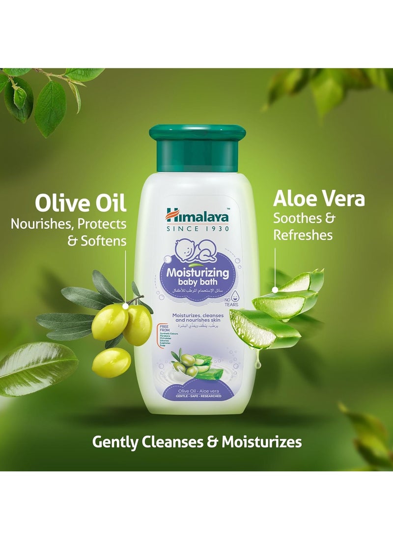 Himalaya - Moisturizing Baby Bath With Olive Oil And Aloe Vera 400 ml - Image 1