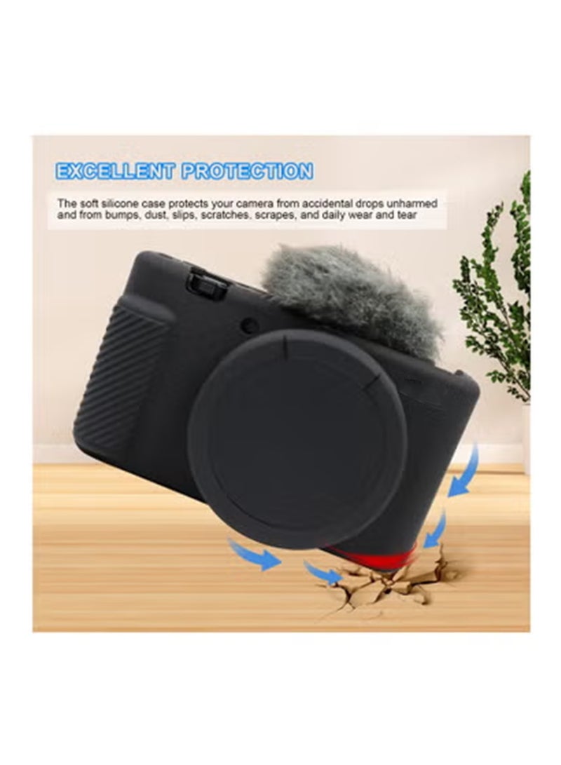 Camera Case for Sony ZV-1, Slim Fit DSLR Sleeve Protective Anti-Scratch Soft Digital Silicone Housing Bag Cover ZV-1 - Image 5