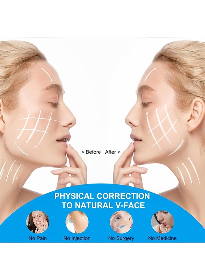 Beauty Face Sculpting Sleep Mask, V Line Lifting Face-belt Chin Strap, Double Chin Reducer for Women and Men Tightening Skin Preventing Sagging - Image 3