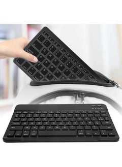 AirTab Keyboard, French English Portable Slip Resistant Panel Tablet Keyboard for Home Office for Phone  - Image 2