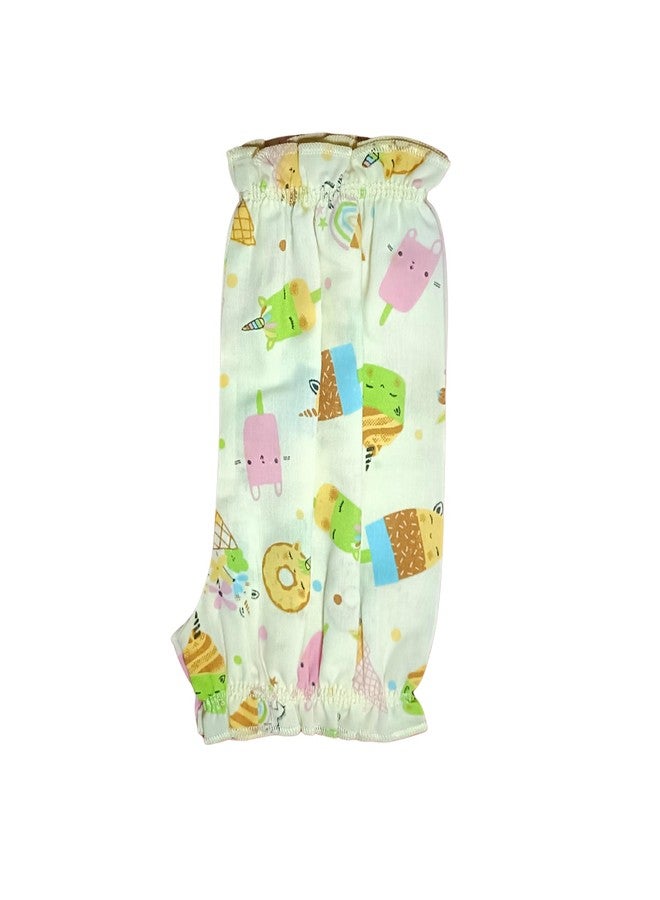 Tiny Blooms Baby Bloomers Combo | Soft Cotton Elastic Bottom Wear for Newborns (6-12 Months) | Multicolor Printed Infant Shorts | Unisex Baby Diaper Cover - Pack of 4 - Image 4