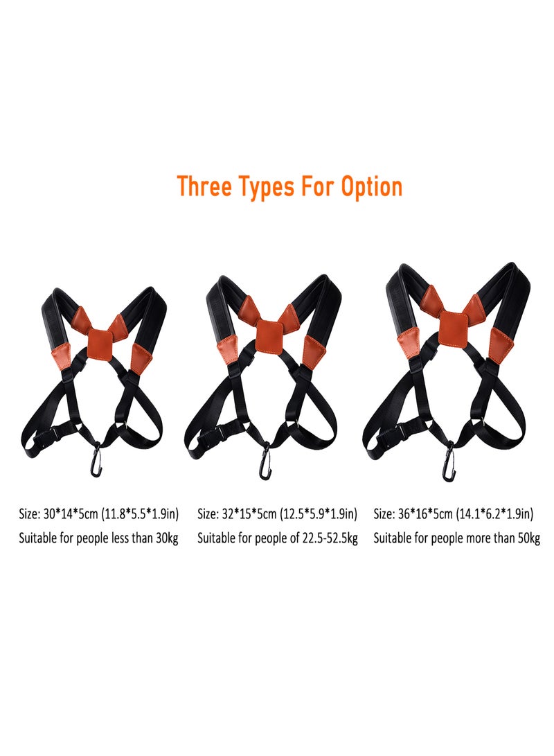 Saxophone Strap Sax Shoulder Strap Adjustable Padded Leather Strap for Soprano Alto Baritone Saxophone - Image 4