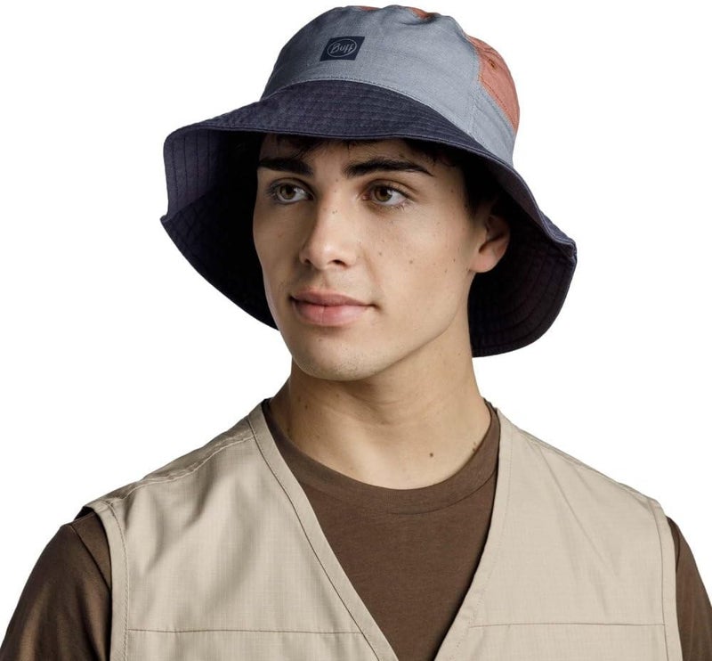 Buff Unisex Hak Sun Bucket Hat - Steel S/M - Image 3