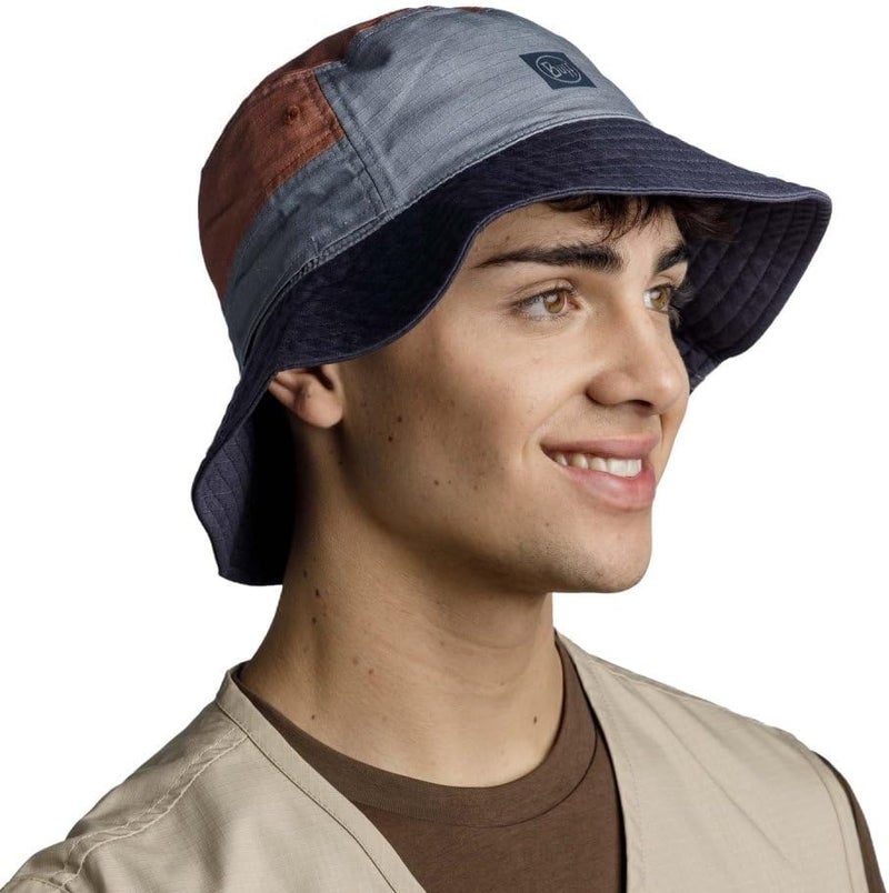 Buff Unisex Hak Sun Bucket Hat - Steel S/M - Image 4