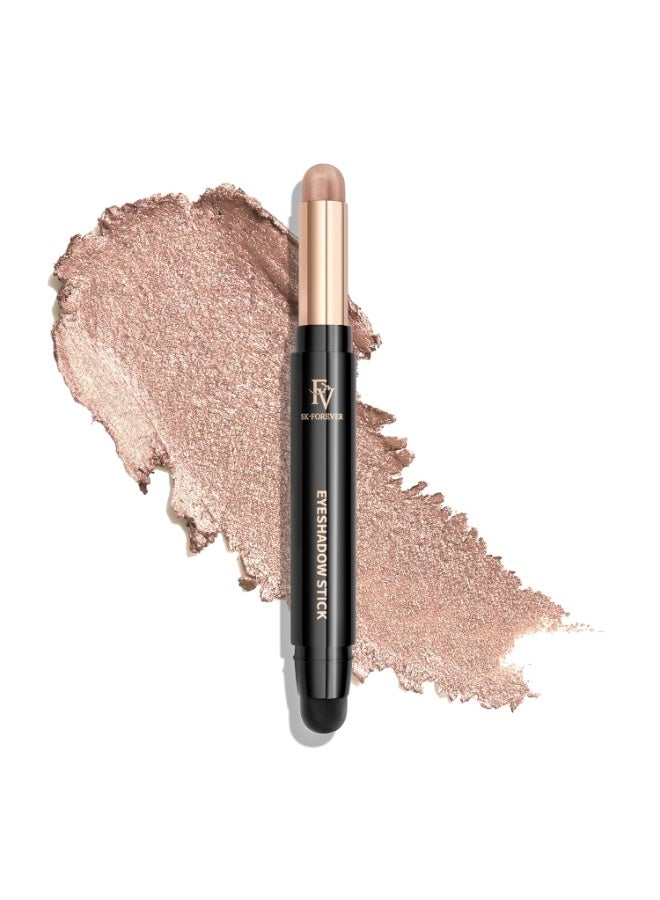 FV FV Cream Shimmer Eyeshadow Stick，Long Lasting & Waterproof, Multi-Use & High Pigment Eyeshadow Makeup Stick, Champagne Shimmer - Image 1