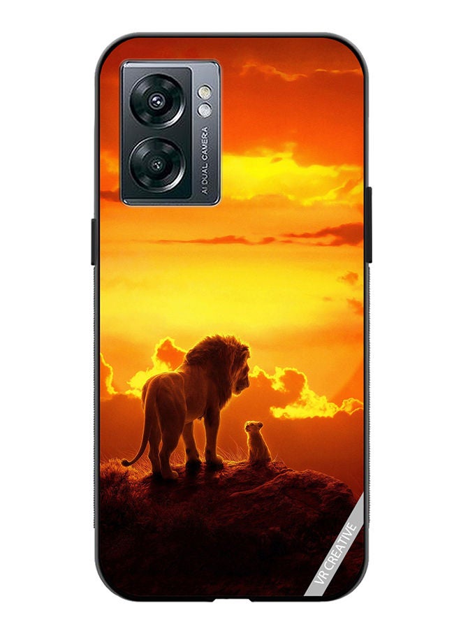 VR CREATIVE Protective Case Cover For OnePlus Nord N300 Lion King Design Multicolour - Image 1