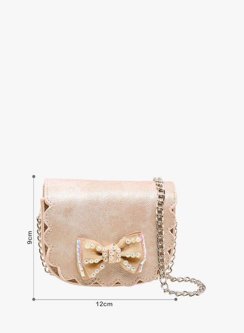 Flora Bella By Shoexpress Scallop Hem Crossbody Bag with Chain Strap - Image 2