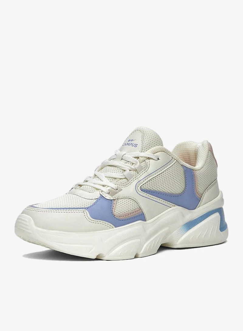 CAMPUS Women’s Low Top Sneakers – Chic Contrast Design Shoes that Adds a Fresh, Trendy Touch