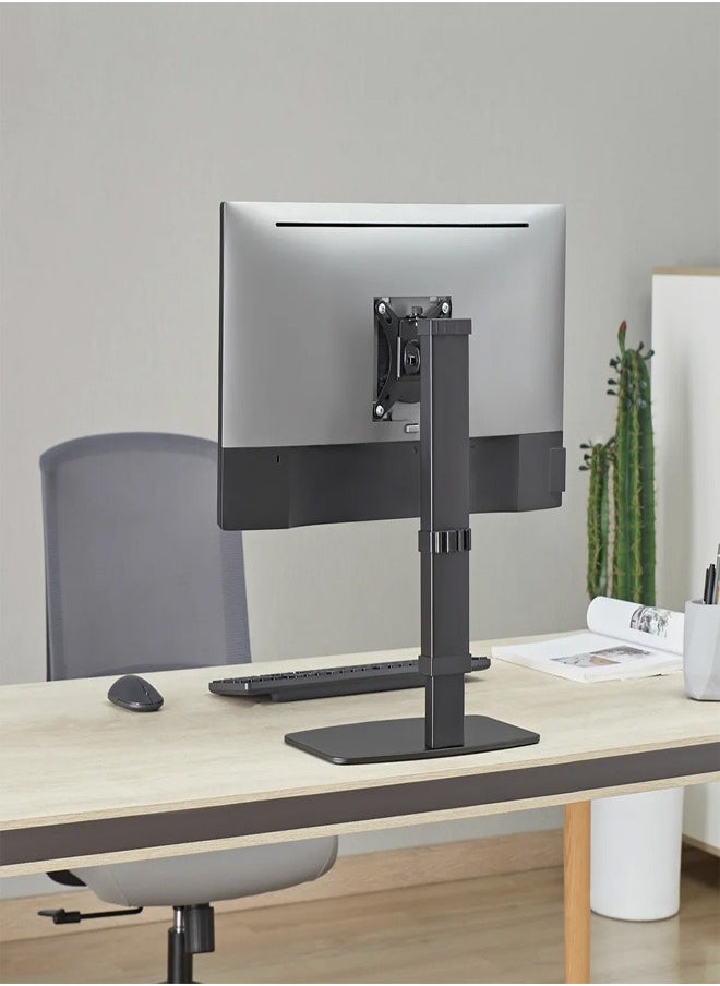 Skill Tech SH67 T01 Free-Standing Vertical Lift Steel Monitor Mount Stand for 17"–32" Screens, Max Load 8kg  - Image 2