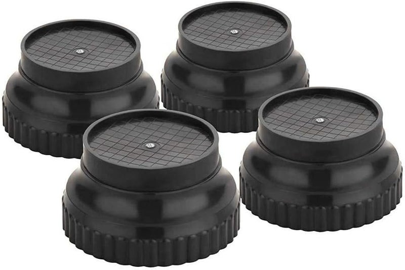 Oblivion Round Base Stand 4 Pc - Bed Height Increaser Riser Support for Heavy Furniture, Sofas, Washing Machines, Fridges, and Refrigerators, Adjustable Extender to Raise for Better Support - Image 1