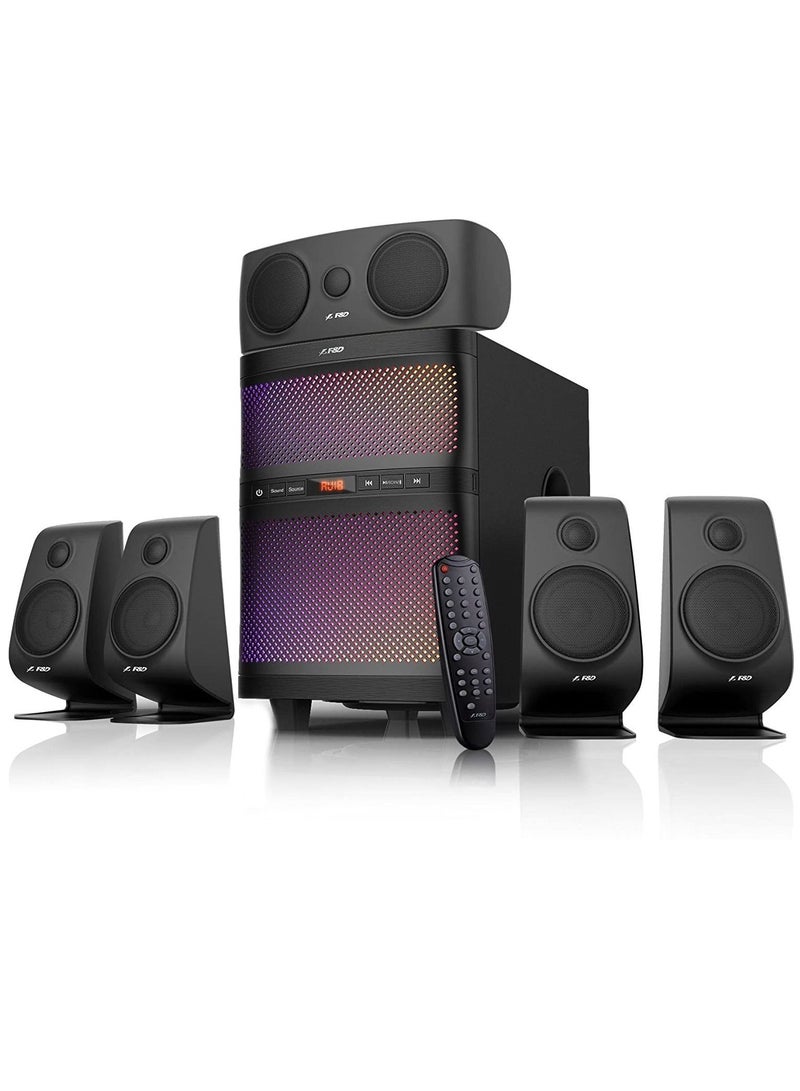 F5060X Portable Bluetooth Multimedia Speaker System Black
