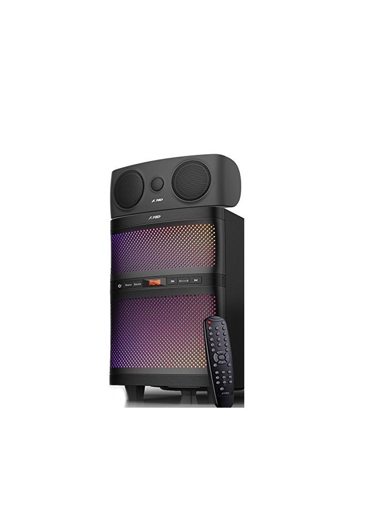 F5060X Portable Bluetooth Multimedia Speaker System Black