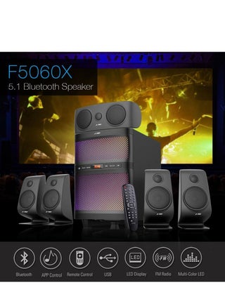 F5060X Portable Bluetooth Multimedia Speaker System Black - pzsku/Z44D74F1316367C3C7E26Z/45/_/1675442615/d4e6b99c-02bf-41a9-8a9d-a5dca8c0e960
