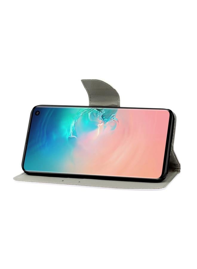 Zaboon Case For Galaxy S10e 3D Colored Drawing Horizontal Flip PU Leather Case with Holder & Card Slots & Wallet - Image 5