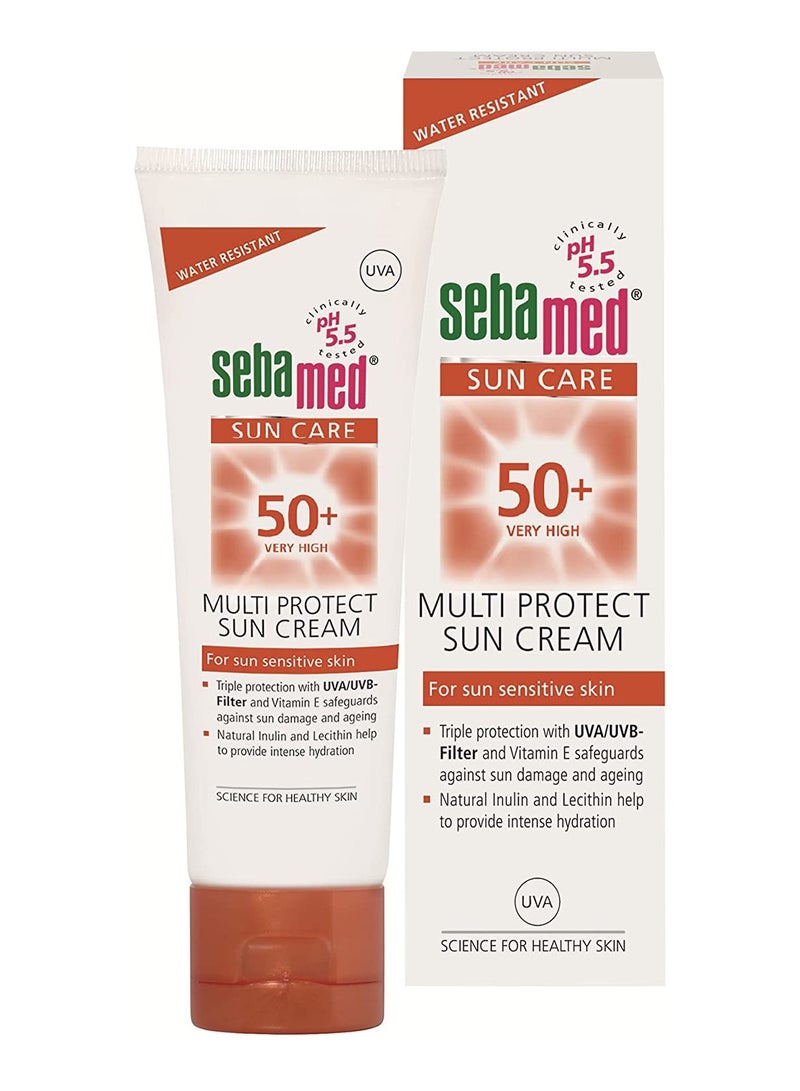 SUN CARE 50+ VERY HIGH MULTI PROTECT SUN CREAM For sensitive skin 150 ml