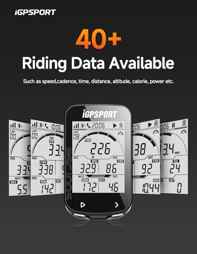 iGPSPORT BSC100S GPS Bike Computer Wireless, 2.6 inch LCD Display 40H Rechargeable Waterproof Cycling Computer (BSC100S) - Image 3