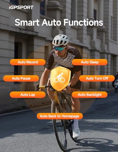 iGPSPORT BSC100S GPS Bike Computer Wireless, 2.6 inch LCD Display 40H Rechargeable Waterproof Cycling Computer (BSC100S) - Image 4