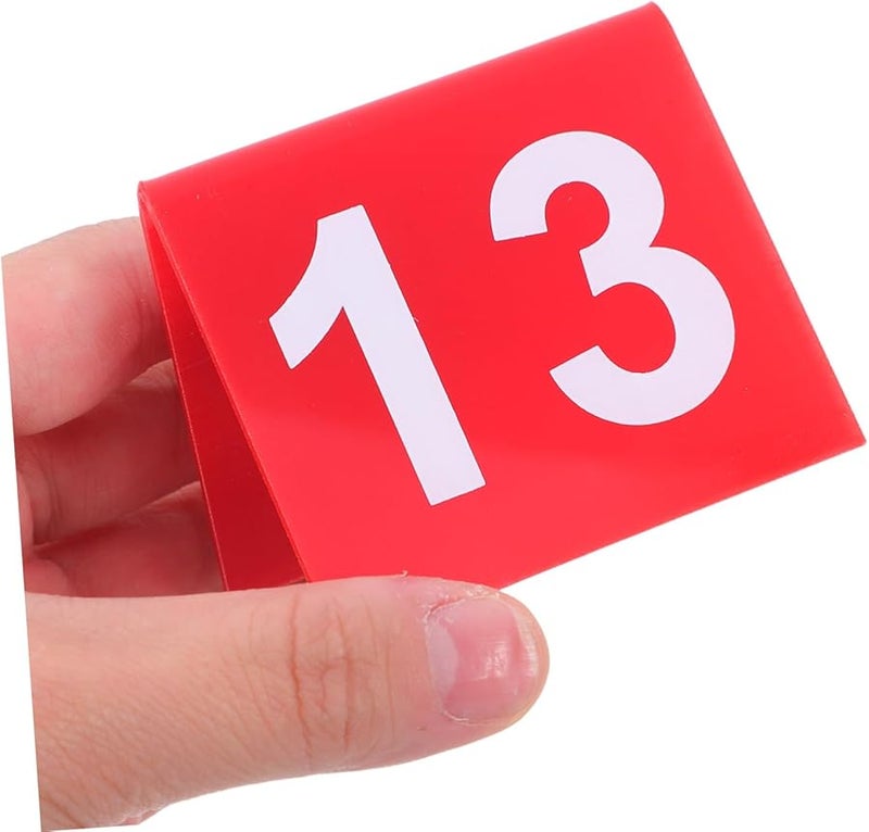 15 Pcs Acrylic Table Number Signs Reusable Table Tents For Restaurant Cafe Banquet - Image 5