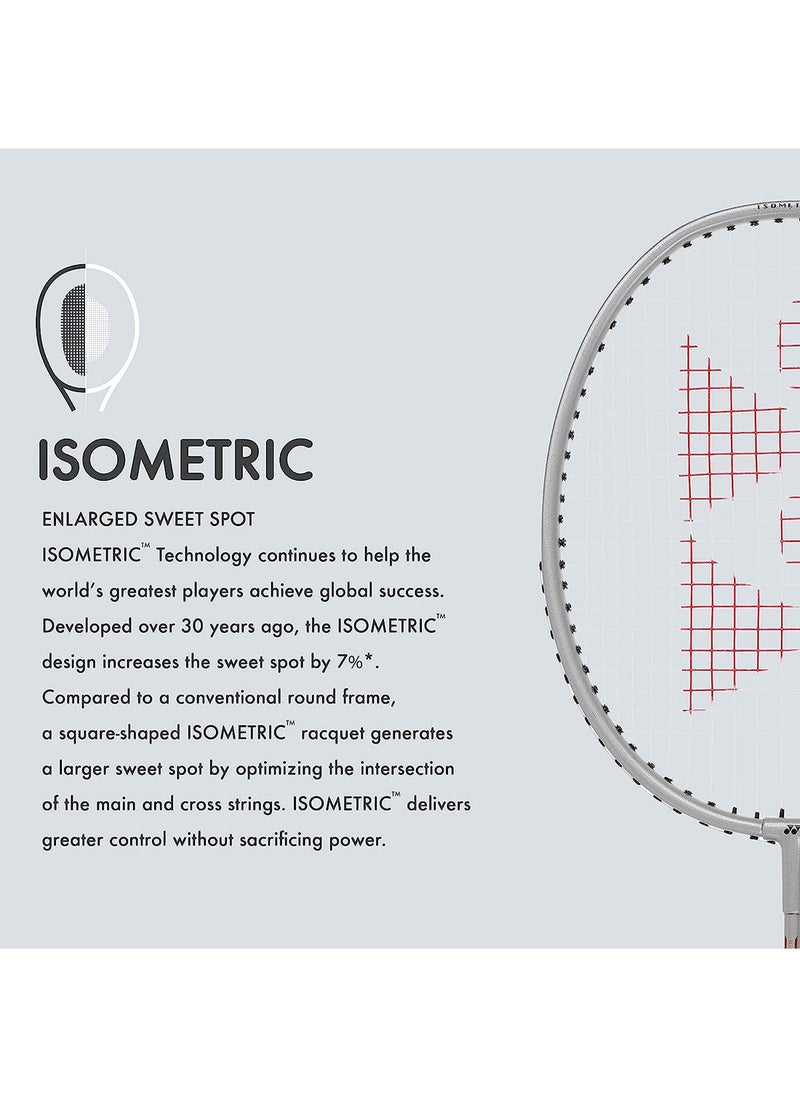 Yonex - GR 303i Aluminium Strung Badminton Racket with Full Racket Cover | For Beginners | 83 grams | High Durability - Image 1