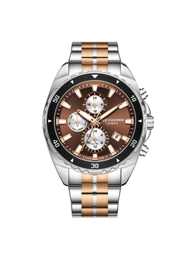 Lee Cooper Men's Metal Multi Function Watch LC08217.540 - 44 mm