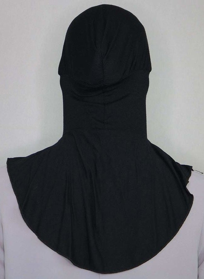 Modefa Ninja Hijab Bonnet Underscarf Cap Undercap for Hijabs (Black) - Image 3
