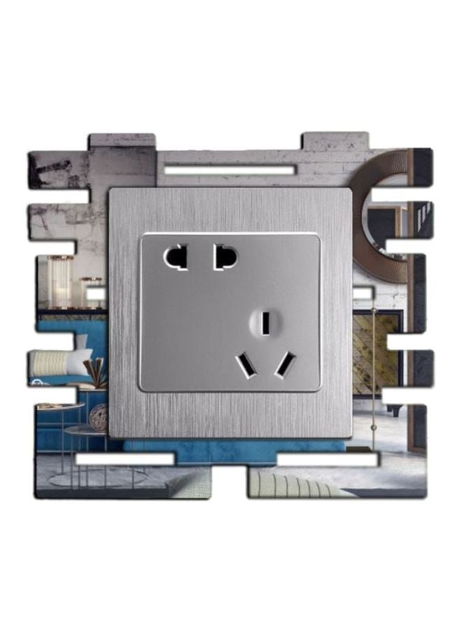 Sharpdo Decorative Wall Switch Sticker Silver - Image 2