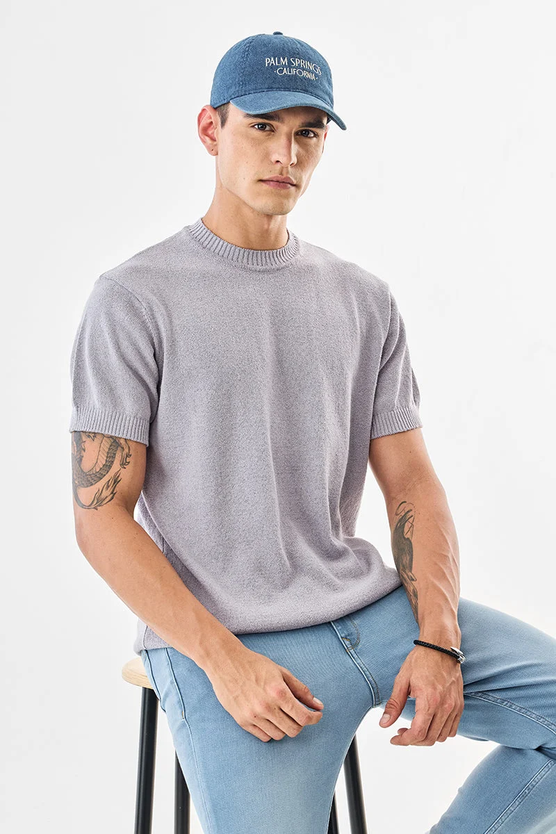 SNITCH تيشيرت كور لاب محبوك مسطح