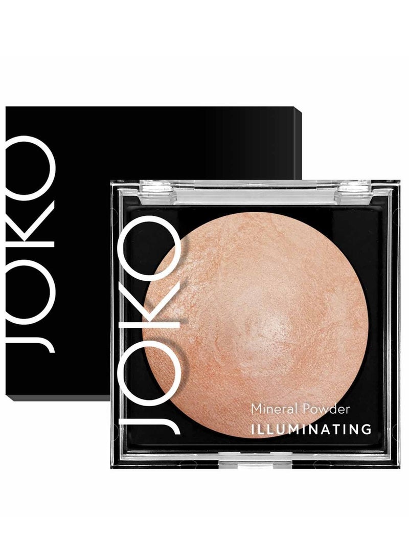 جوكو بودرة الوجه المعدنية المخبوزة المضيئة 4 هايلايتر