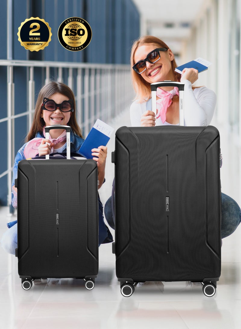 PARAJOHN Cabin Size Lightweigh ABS Hardside Spinner Luggage Trolley -20 Inch | Carrying 10KG 4-Wheel Hardshell Suitcase Black - Image 5