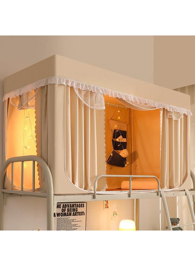 Bluejw Bag Lower Bunk Upper Bunk Fully Enclosed Xin Shading Bed Curtain Dormitory Single Bed Integrated University Mosquito Net Student Dormitory  - Image 2