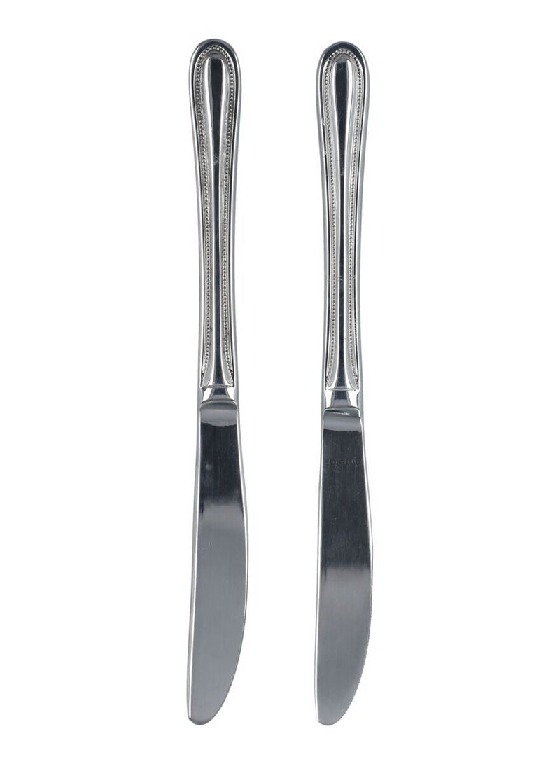 Amefa 2-Piece Table Knives On Hanging Card Silver