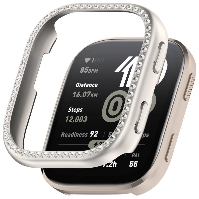 Breathable Clear Smartwatch Case For Watch Bip6 Stylish Geometric Cutout Protective Shell Fashionable Skeletons Design Easy To Use - Image 4