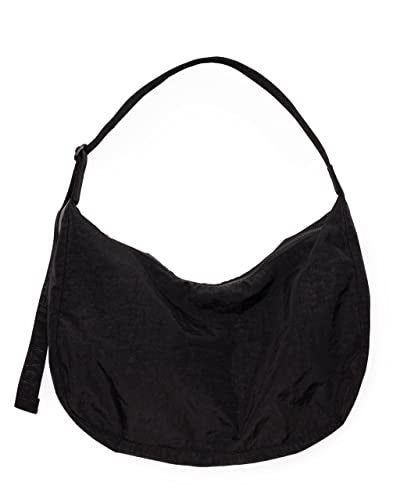 BAGGU Large Nylon Crescent Bag - Black 37.5" - Image 5