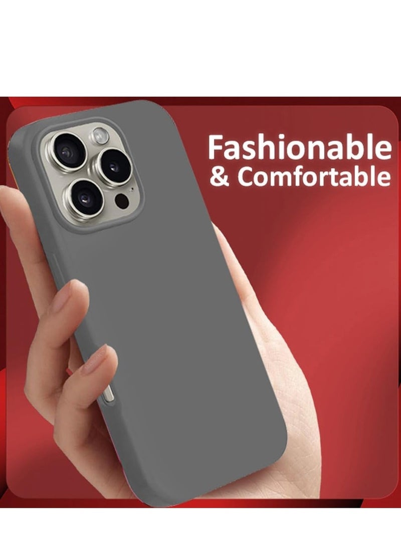 Raxoom Liquid Silicone Case for iPhone 16 Pro - Ultra Slim Design with Soft Anti-Scratch Microfiber Lining & Drop Protection - Image 4