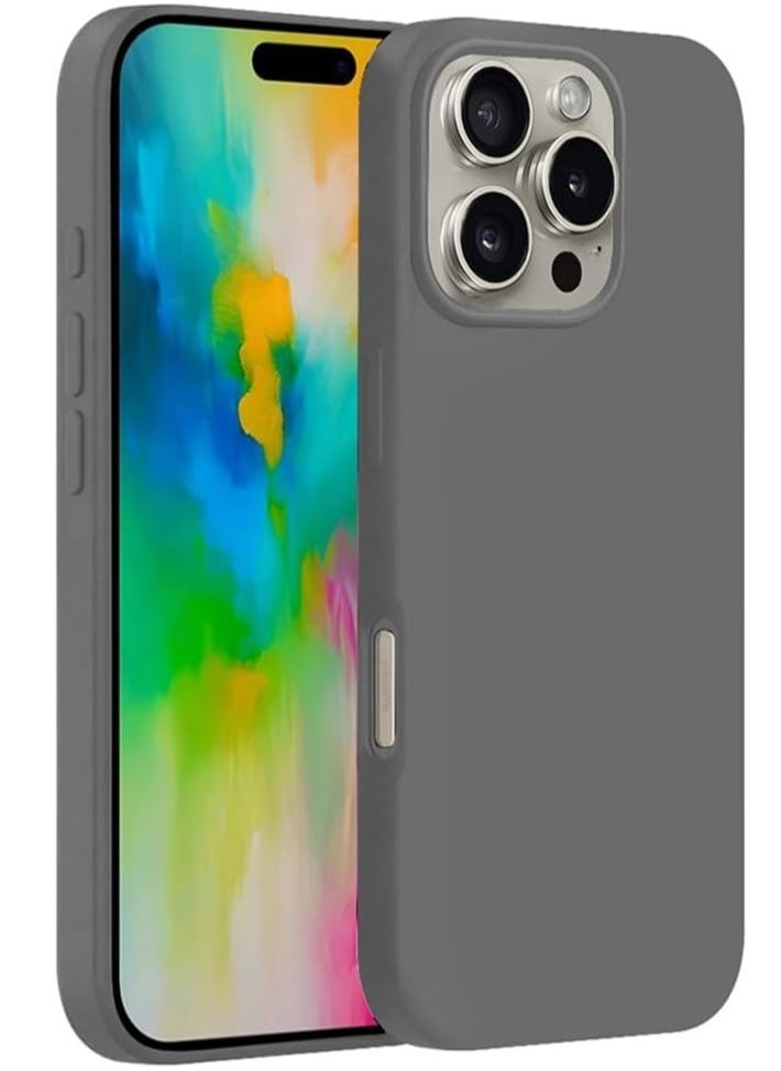 Raxoom Liquid Silicone Case for iPhone 16 Pro - Ultra Slim Design with Soft Anti-Scratch Microfiber Lining & Drop Protection - Image 1