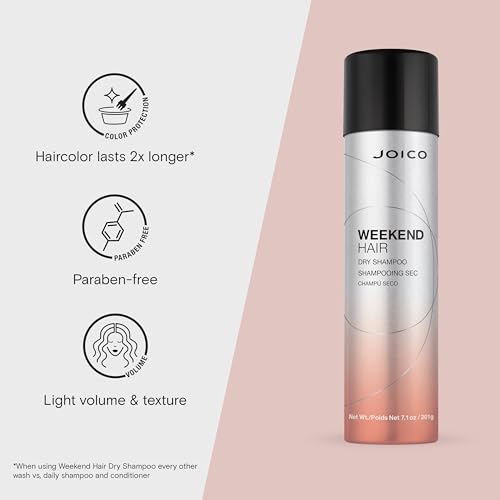 Joico Weekend Hair Dry Shampoo | For Most Hair Types | Absorbs Excess Oil | Adds Light Volume & Texture | Color Protection | 7.1 Fl Oz - Image 3