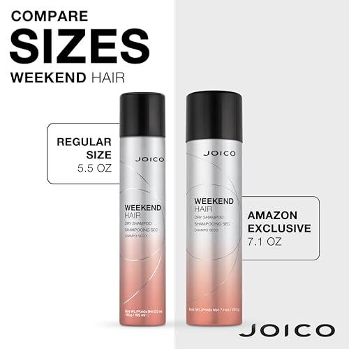 Joico Weekend Hair Dry Shampoo | For Most Hair Types | Absorbs Excess Oil | Adds Light Volume & Texture | Color Protection | 7.1 Fl Oz - Image 4