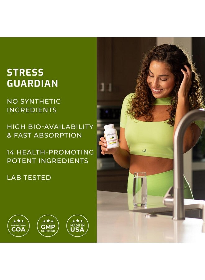 BiOptimizers Stress Guardian - Stress Relief Capsule - Rest Support Management - 45 Capsules - Image 5