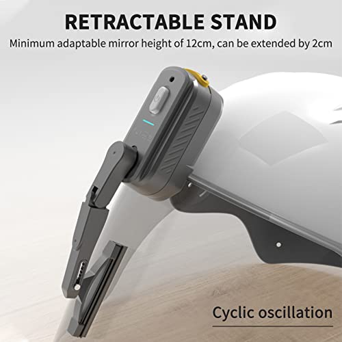Shkalacar Motorcycle Helmet Windshield Wiper Rechargeable Waterproof Helmet Wiper Compatible with Most Visor - Image 2