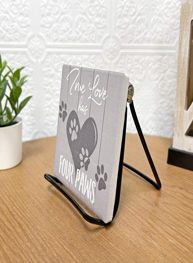 GIBSON HOLDERS 1A Adjustable Black Wire Display Easel, 3.25" W x 3.75" D x 3.625" H, Pack of 6 - Image 5