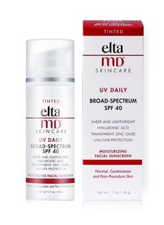 Elta MD UV Daily Face Sunscreen with Zinc Oxide, SPF 40 Facial Sunscreen, Helps Hydrate Skin and Decrease Wrinkles, Lightweight Face Moisturizer Sunscreen, Absorbs into Skin Quickly, 1.7 Oz  - Image 5