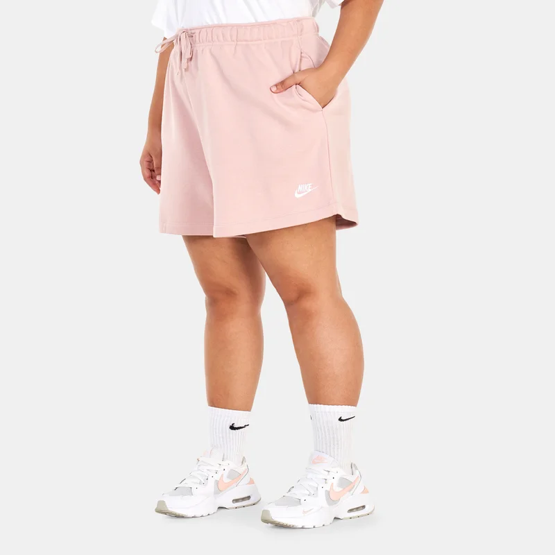 Nike Women's Sportswear Club Fleece Mid-Rise Shorts (Plus Size)