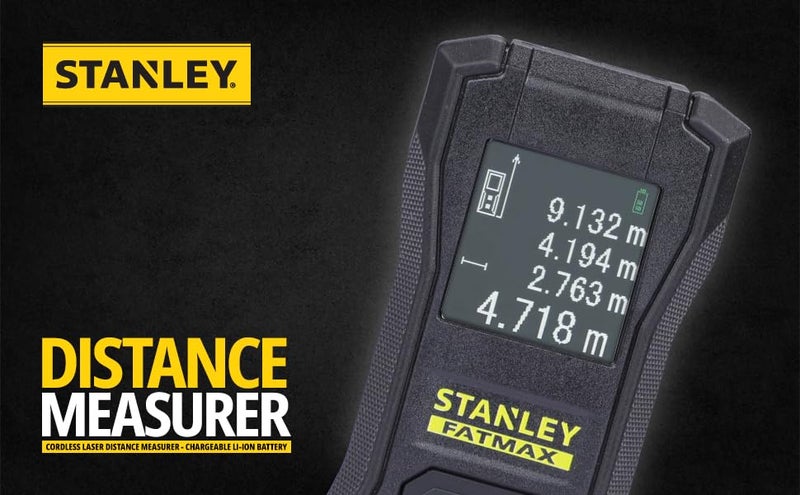 Stanley STANLEY FMHT771650 50M Cordless Laser Distance Measurer with Chargeable LIION Battery for Distance Area and Volume Measurement with Colour Screen for Home DIY Professional Use 1 Year Warranty  - Image 3
