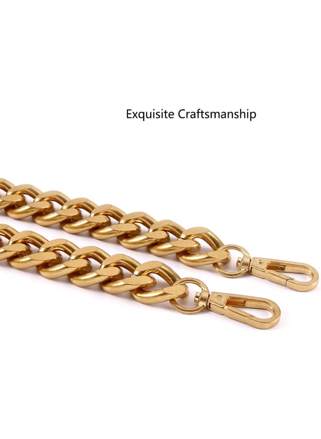 Yichain 25 Inch Trendy Chunky Large Metal Chains Purse Handle Shoulder Strap Replacement for Handbag (Antique Gold)  - Image 4