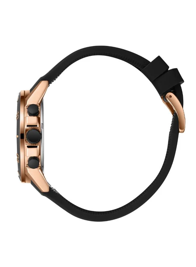 بيفرلي هيلز بولو كلوب BEVERLY HILLS POLO CLUB BP3730X.461 Men's Multi Function Display Watch & Silicone Strap BLACK