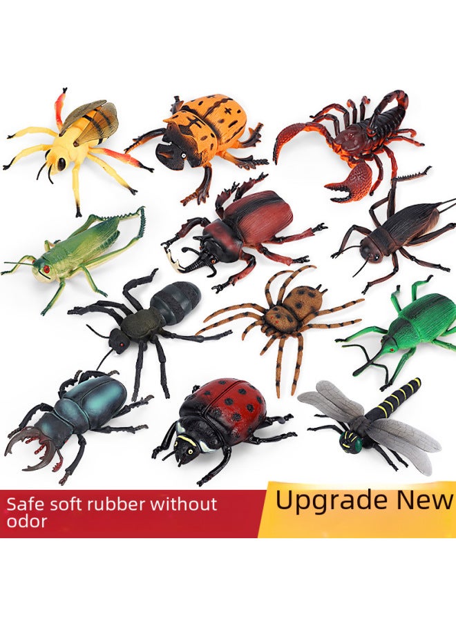 Large Insect Toy Simulation Wild Reptile Model Scorpion Spider Super Wholesale-Color:One-horned Fairy - Image 2