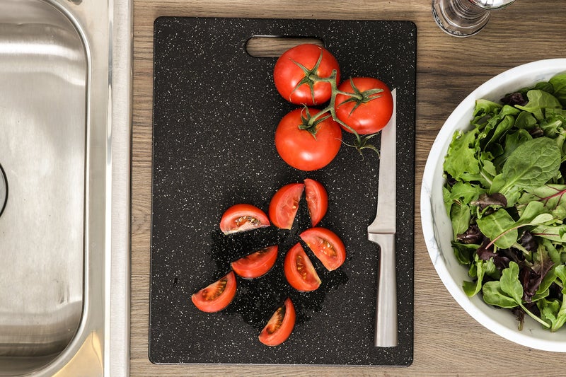 Dexas Superboard Pastry Board and Cutting Boards, Set of Two, Midnight Granite Color - Image 3