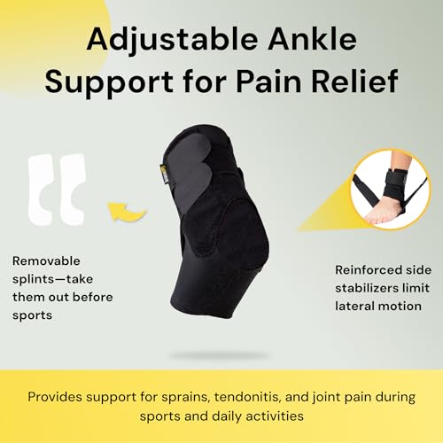 BraceUP Ankle Brace - Relieve Pain, Enhance Stability for Foot Pain, Sprained Ankle, Achilles Tendonitis, Men and Women - Image 2