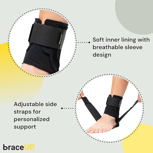 BraceUP Ankle Brace - Relieve Pain, Enhance Stability for Foot Pain, Sprained Ankle, Achilles Tendonitis, Men and Women - Image 4