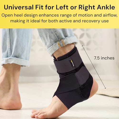 BraceUP Ankle Brace - Relieve Pain, Enhance Stability for Foot Pain, Sprained Ankle, Achilles Tendonitis, Men and Women - Image 5